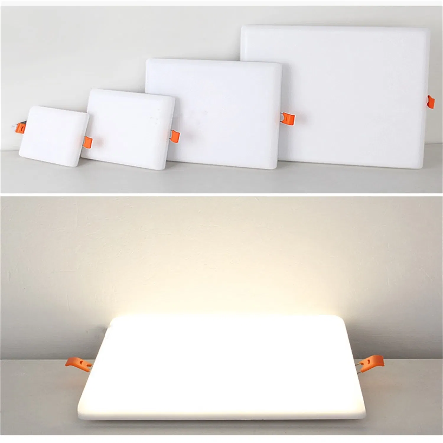 Ultra-Thin Round LED Recessed Ceiling Panel Down Light Lamp