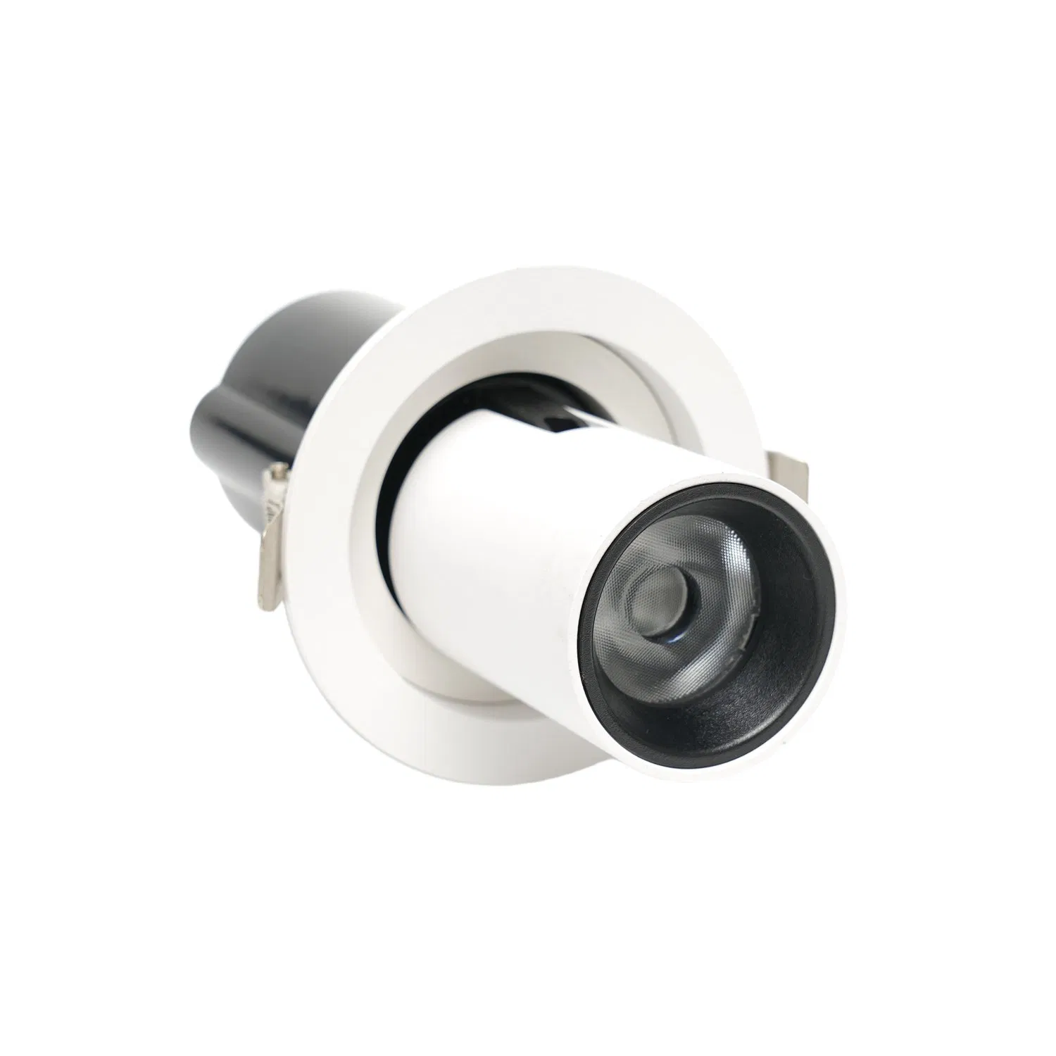 Recessed Adjustable Telescopic LED Downlight, Angle-Adjustable, Bridgelux COB Light Source, Anti-Glare, 9W, CRI ≥ 95