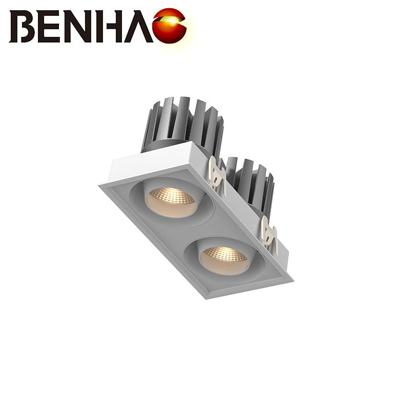 Aluminum Energy Saving Downlight Ceiling COB Residential Store 30W LED Down Light