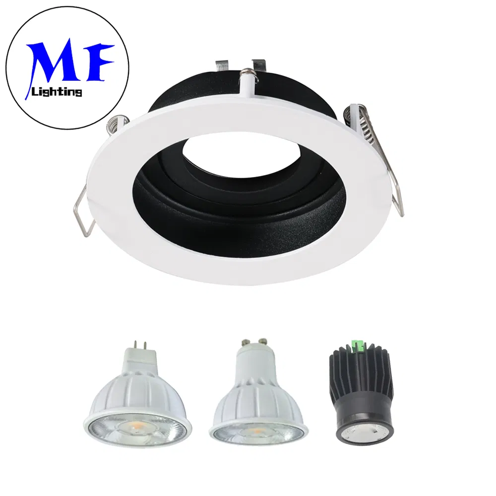 Smart Tunable Anti-Glare LED MR16 Adjustable CCT LED GU10 1-8W 12W Downlight Spot Lamp for Commercial Lighting and Home