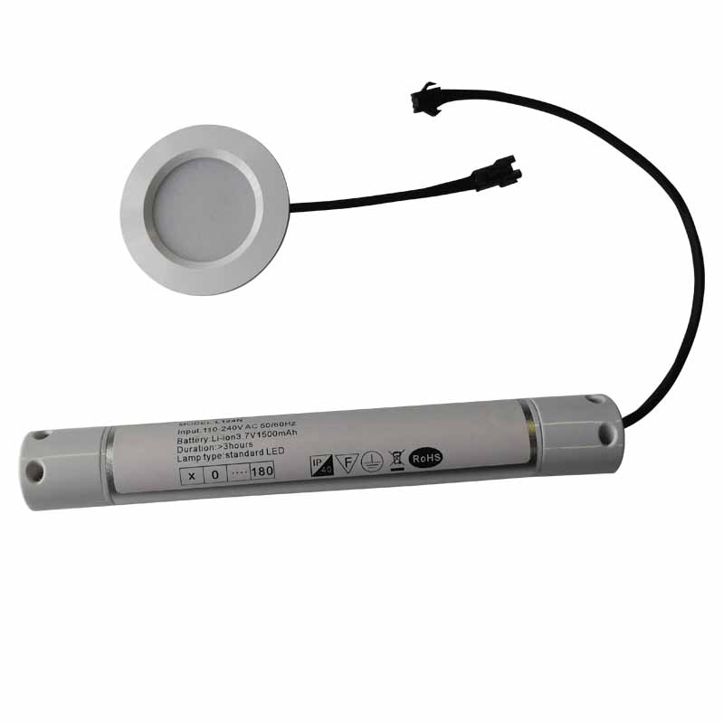 CE RoHS Industrial Recessed Mounted LED Emergency Down Light Rechargeable