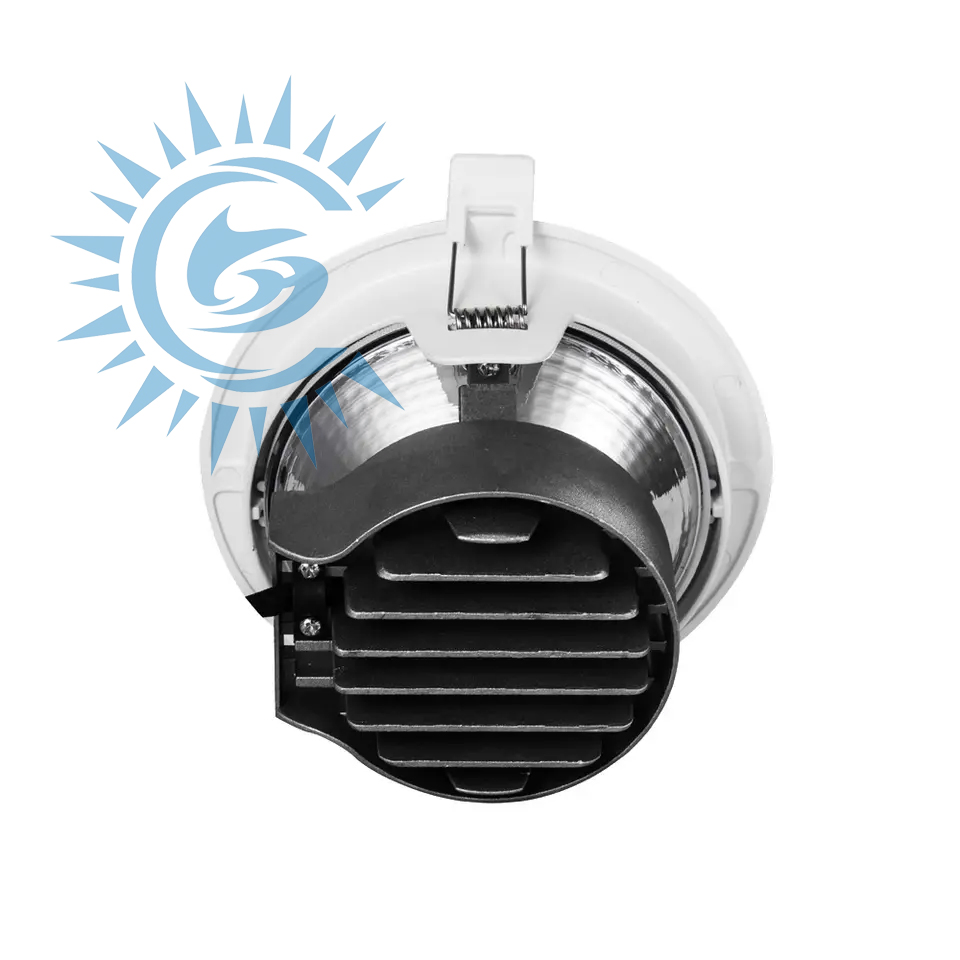 Commercial High Lumen Waterproof IP44 Aluminum Down Light Ceiling Light COB 4000K 2400lm 30W LED Downlight