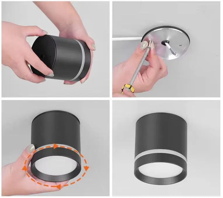 LED Downlight Detailed Dimensions