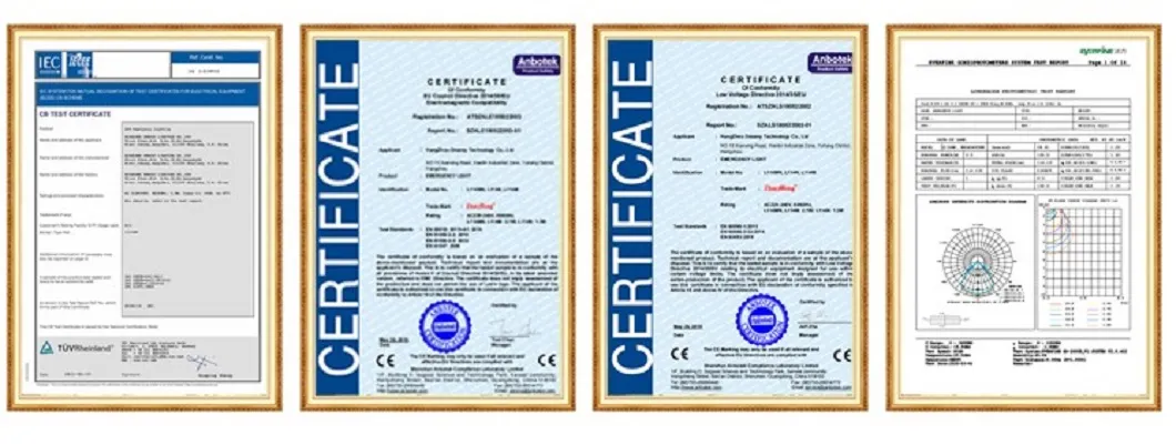 Product Certifications
