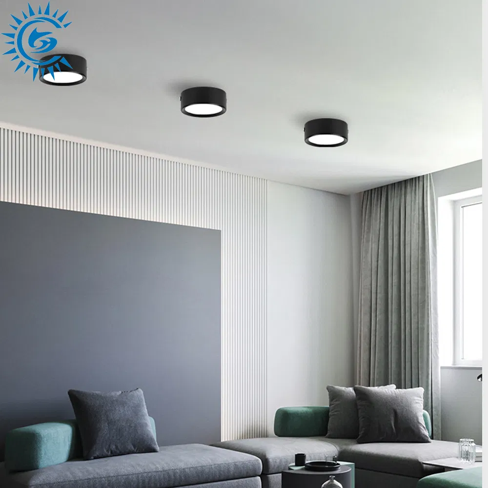 5W 7W 12W CCT Dimmable IP65 LED Adjustable Changeable Surface Mounted Round Light Fixture Housing Spotlight Ceiling Downlight Track Lighting