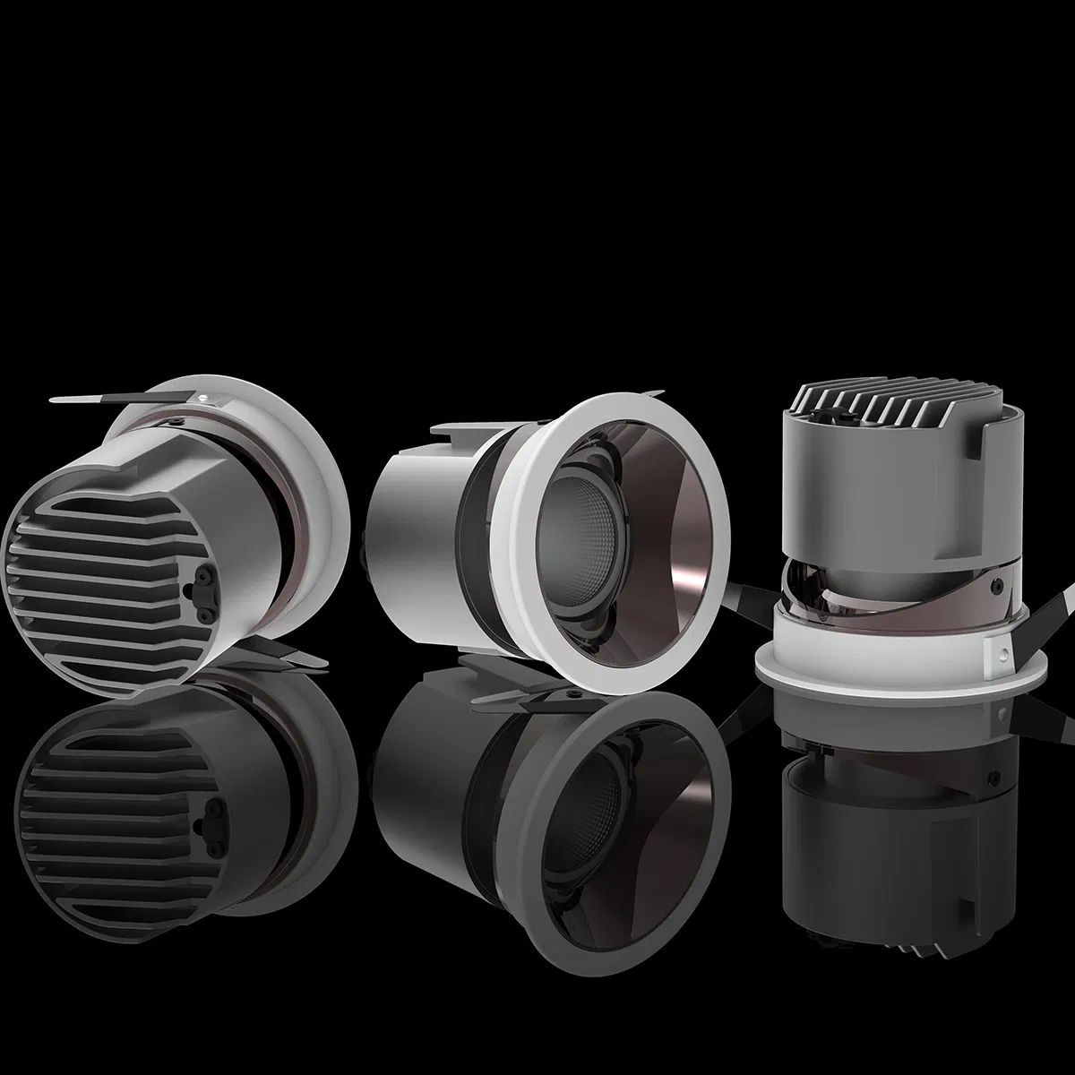 30W-35W Ra>95 Anti-Glare Ceiling Recessed Adjustable COB LED Wallwasher Downlight Spotlight