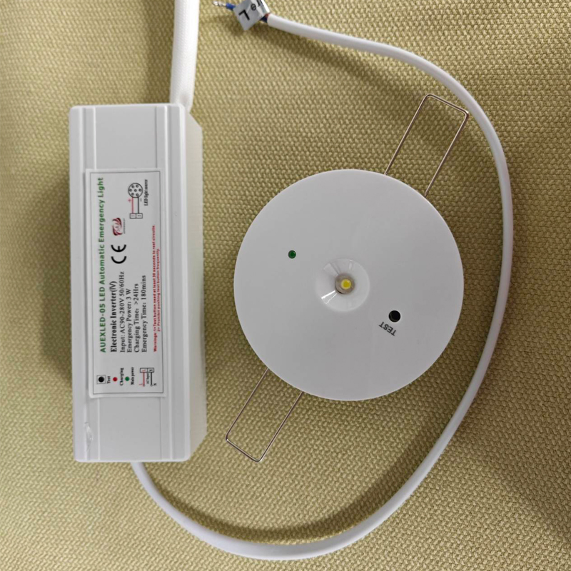 90-280V Round Type Emergency Spot Light 3 Watts 3 Hours Emergency Downlight