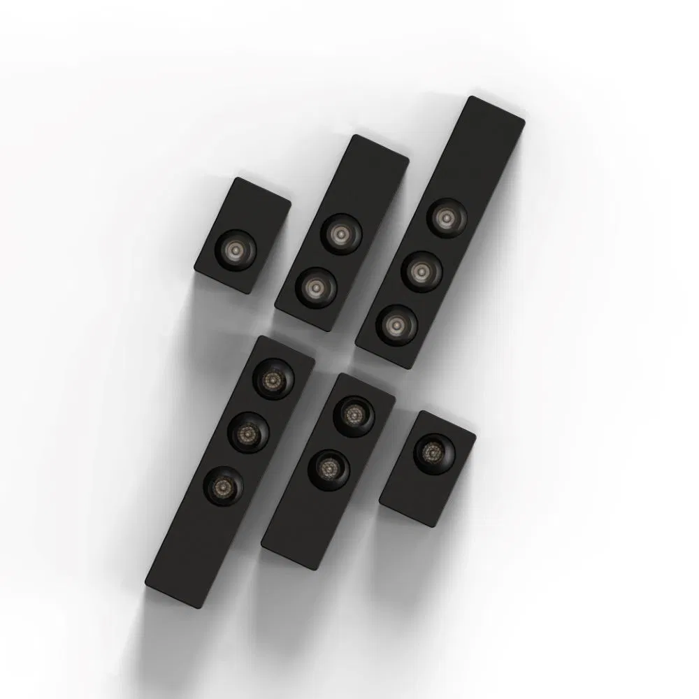 Surface Mounted Rectangle 5W 10W 15W 360 Rotatable Adjustable Anti Glare Slim Ceiling Downlight