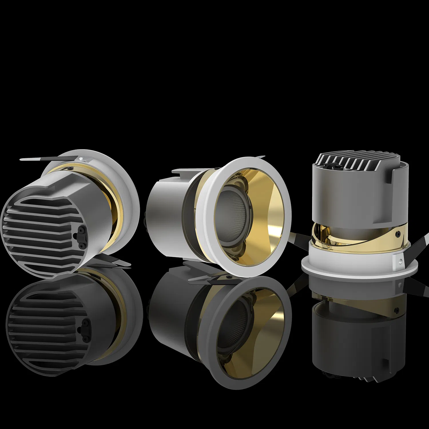 30W-35W Ra>95 Anti-Glare Ceiling Recessed Adjustable COB LED Wallwasher Downlight Spotlight