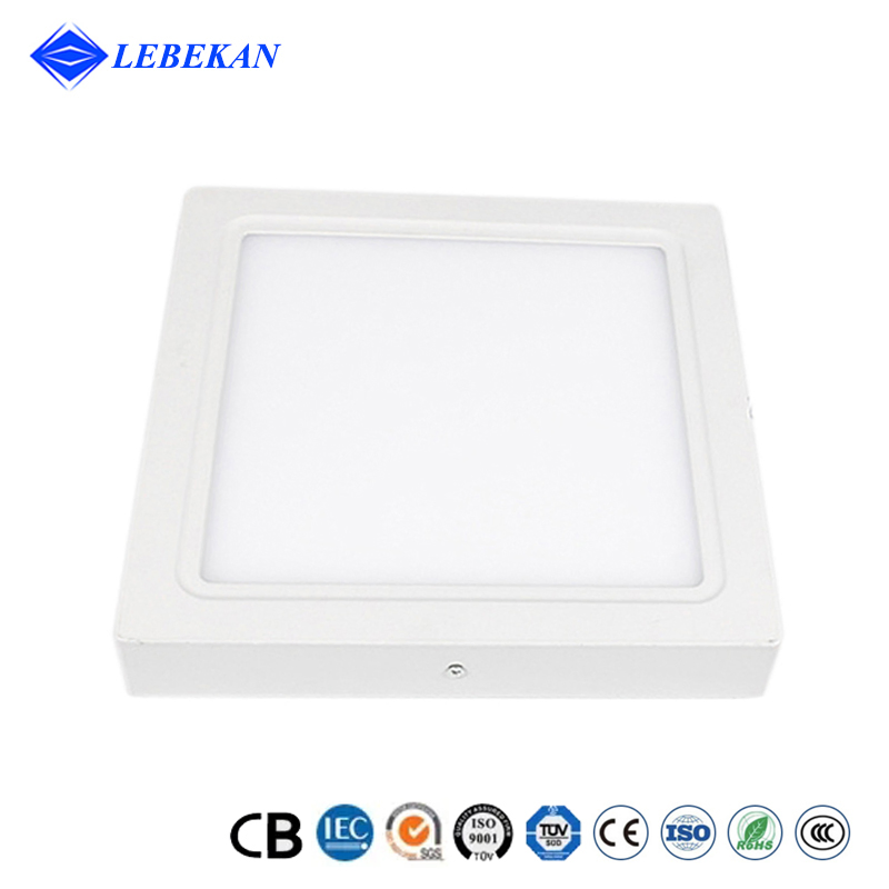 High Quality Surface Down Lighting Square LED Ceiling Lamp 12W 15W 18W 24W Slim Indoor Ceiling Panel Light