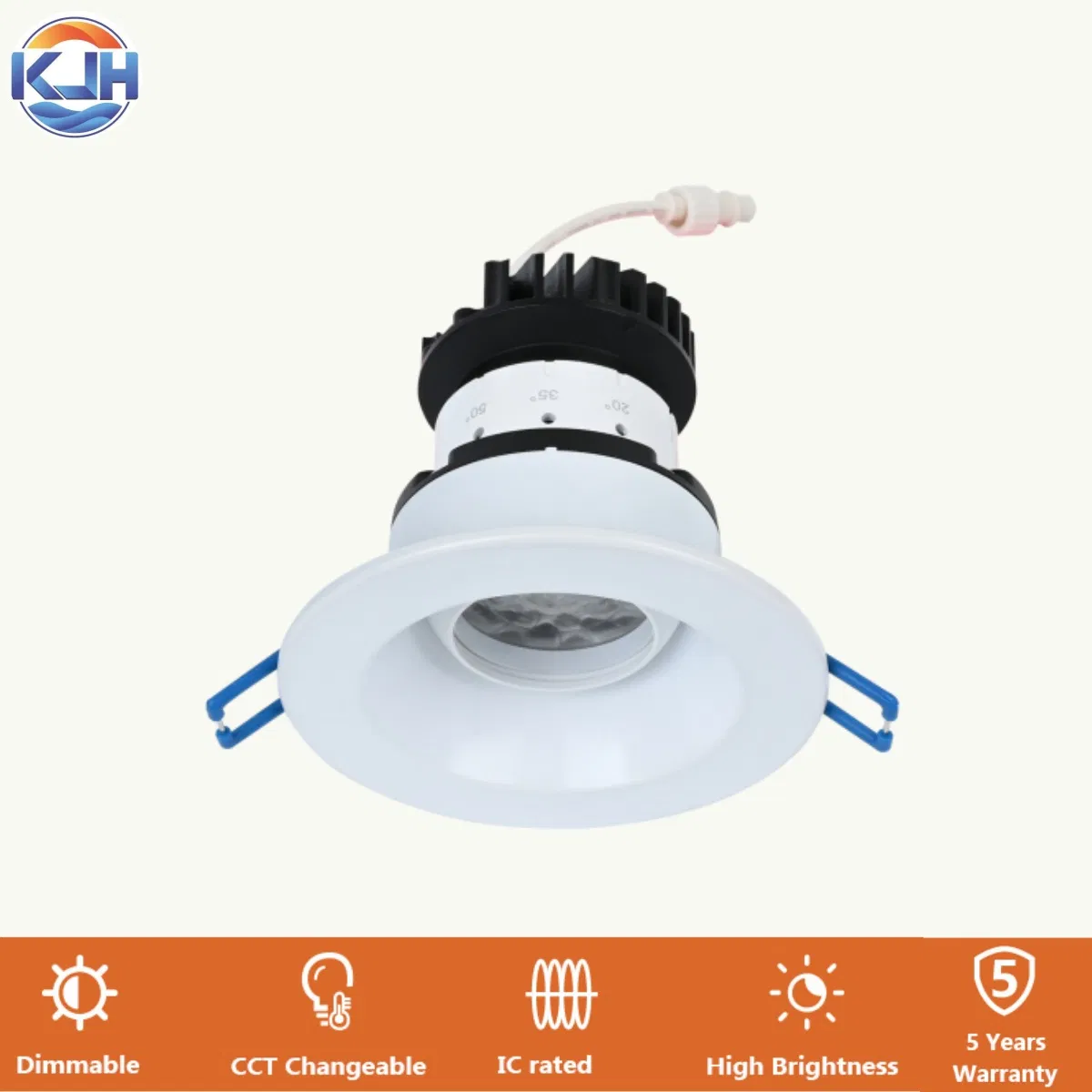 LED Comfort Wall Wash Down Light Downlight Low Glare LED Wall Wash Fittings Downlight Suitable for Commercial, Residential and Retail Application