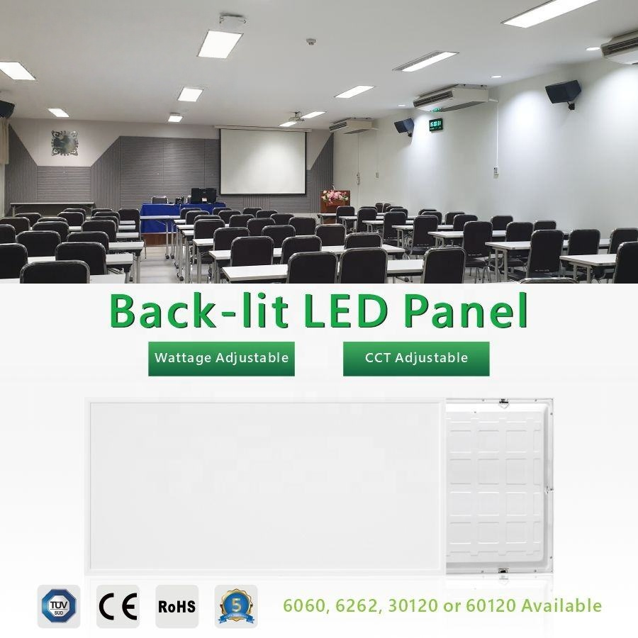Good Price for Panel Down Light 600*600 60X120 30X120 36W 40W Office Slim Frame Back-Lit LED Panel Fixture