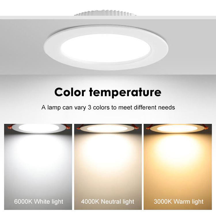 White Commercial Round 99 mm Deep Anti-Glare 30W LED Downlight/Spotlight