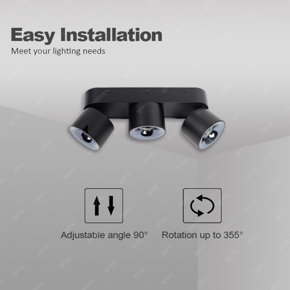 CCT Dimming Color Warm White Double Triple Heads LED Downlight