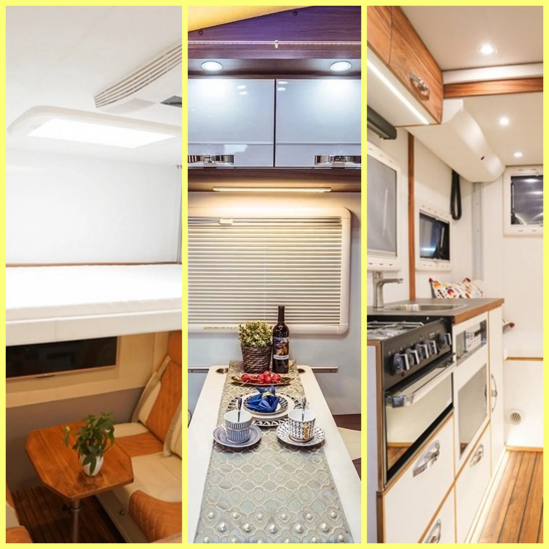 LED Panel Light DC 12V 3W Recessed LED Ceiling Light Warm White 2700K Low Voltage LED Down Light for RV Camper Vans Trunk Car