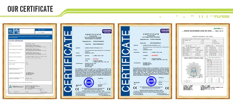 Product Certifications