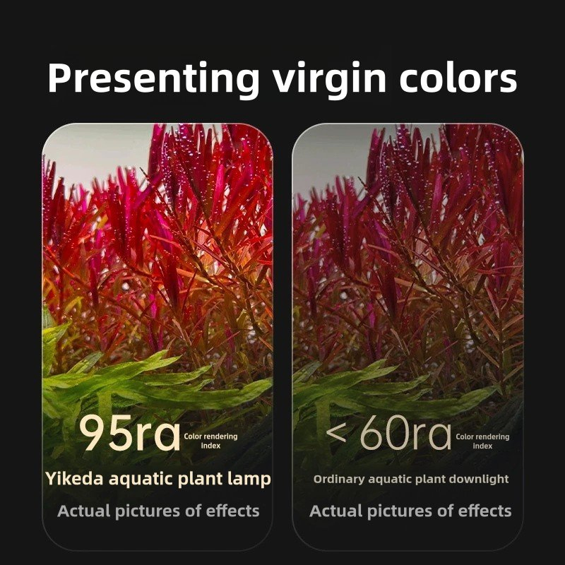 Full Spectrum RGB Aquarium Downlights with WiFi Freshwater LED Plant Light