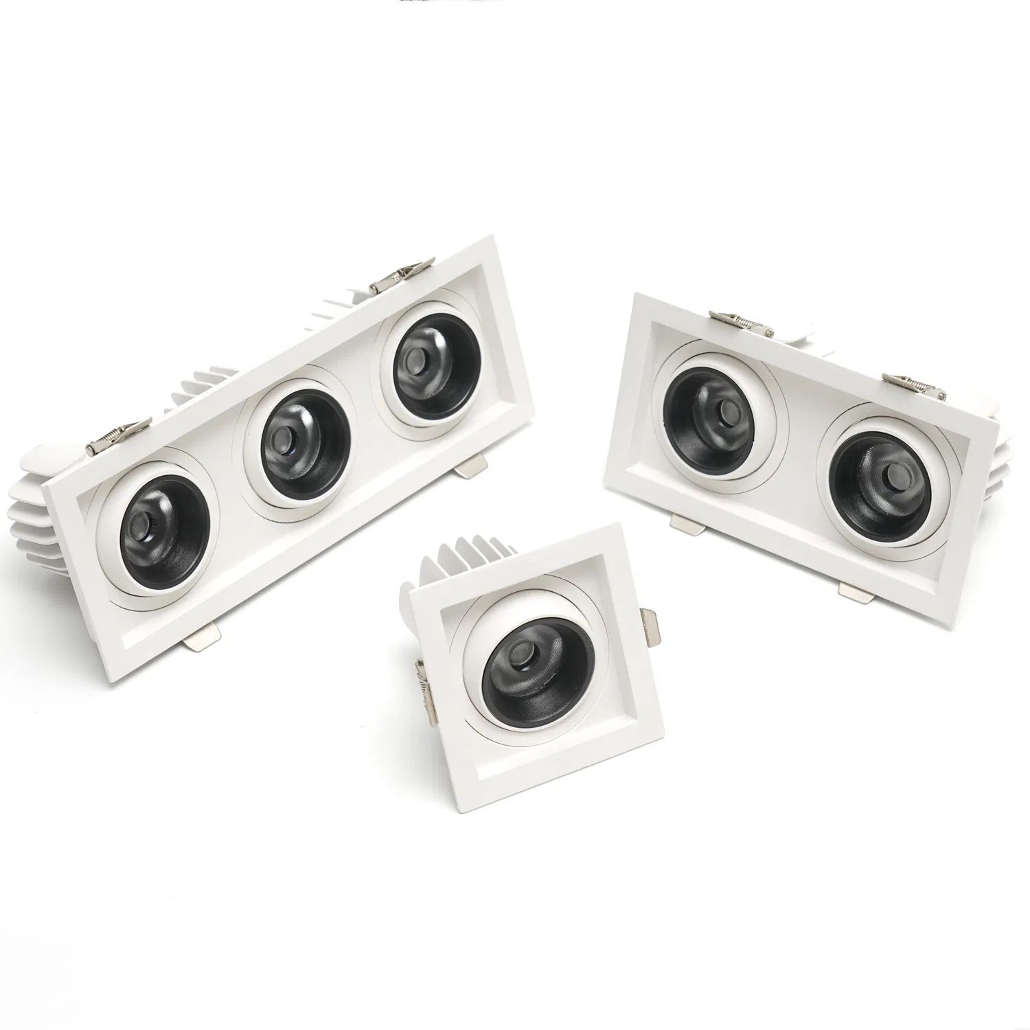 LED Down Light, Grille Lights, Recessed Adjustable Accent Lights, Dimmable, Shopping Mall - Specific 10W, 2*10W, 3*10W