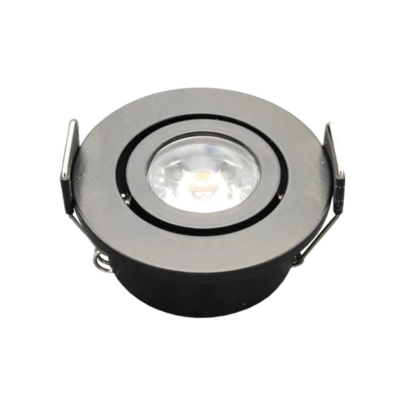 Recessed Mini LED Downlights Dimmable Ceiling Spotlights Slim Round Panel Light for Interior Home Cabinet 12V 24V