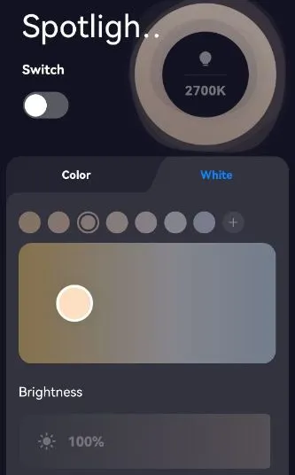 App Control Interface