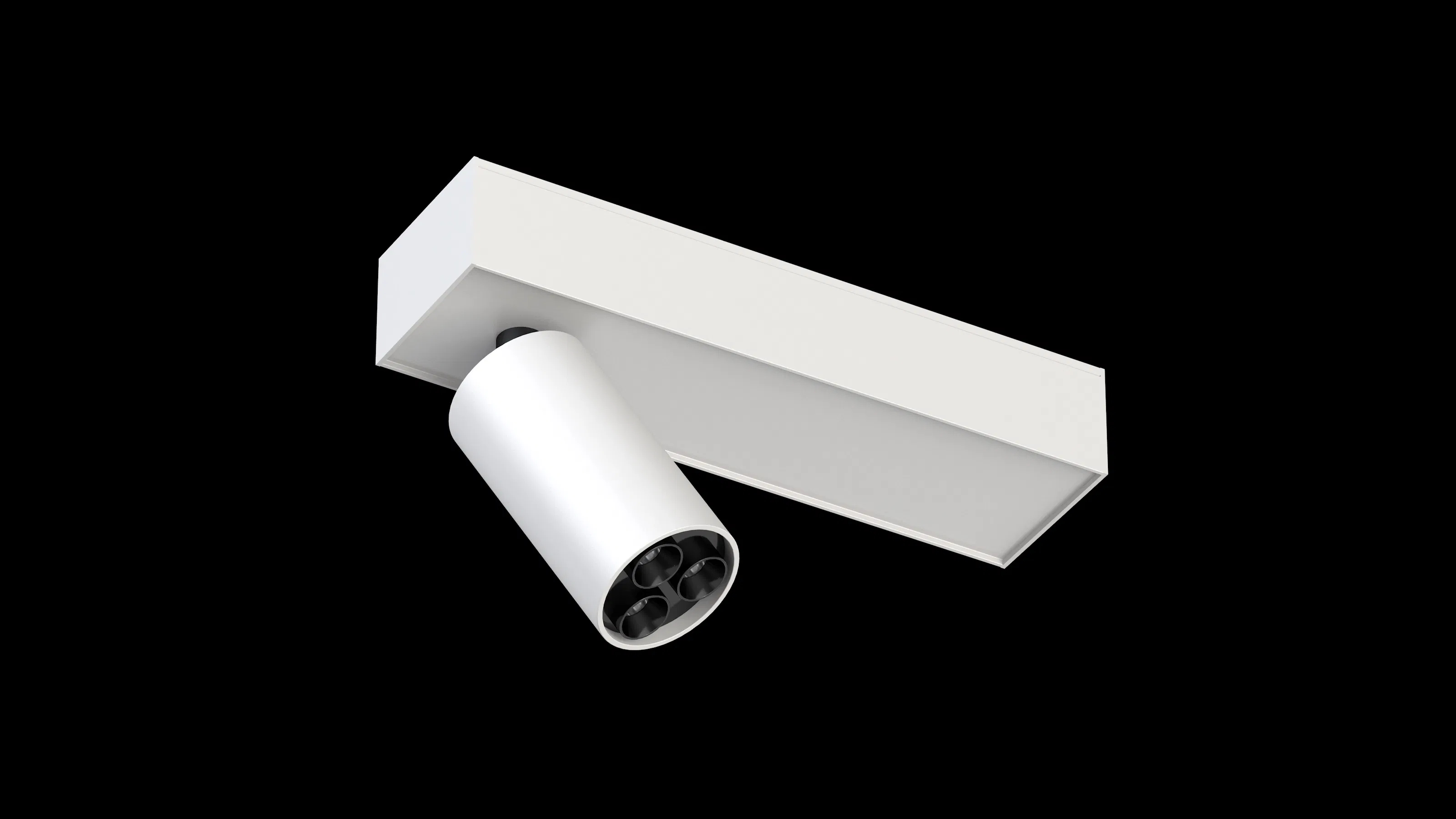 Adjustable 8W LED Downlight Ceiling Fixture with 15-Degree Angle