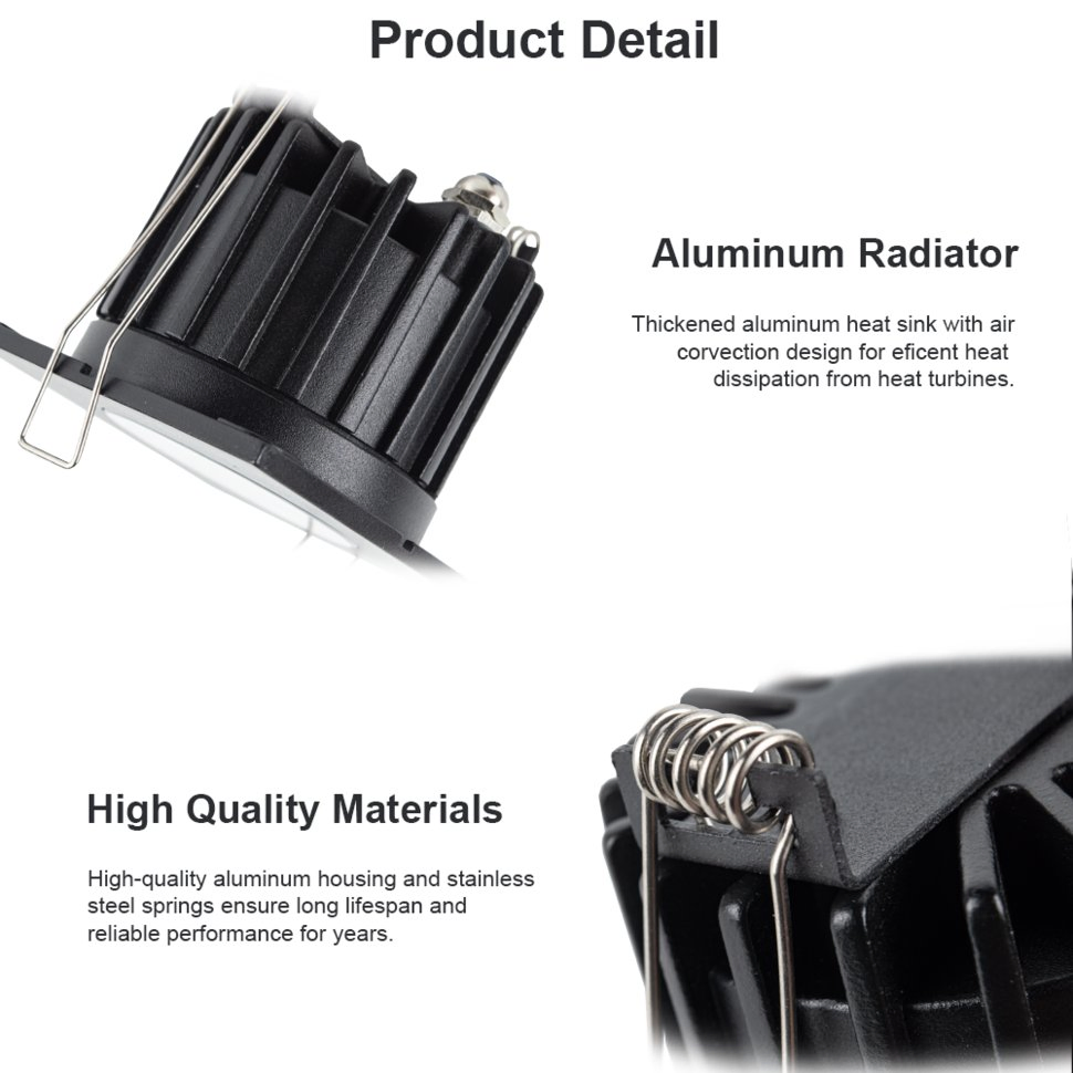 High Quality Emergency Light Ceiling Mounted LED Downlight Light