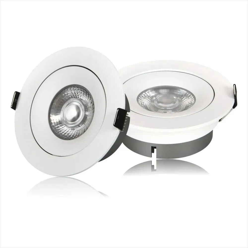 5W - 30W Ultra Thin Adjustable Recessed LED Downlight with Die-Cast Aluminum
