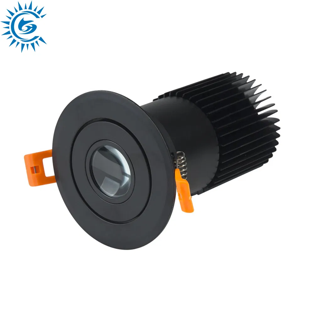 3W 5W 7W 10W 12W 15W Aluminum 3CCT 5CCT Indoor Outdoor LED Recessed 85mm Round Anti-Glare LED Spotlights Deep Cup Anti-Glare Slim Downlight ·