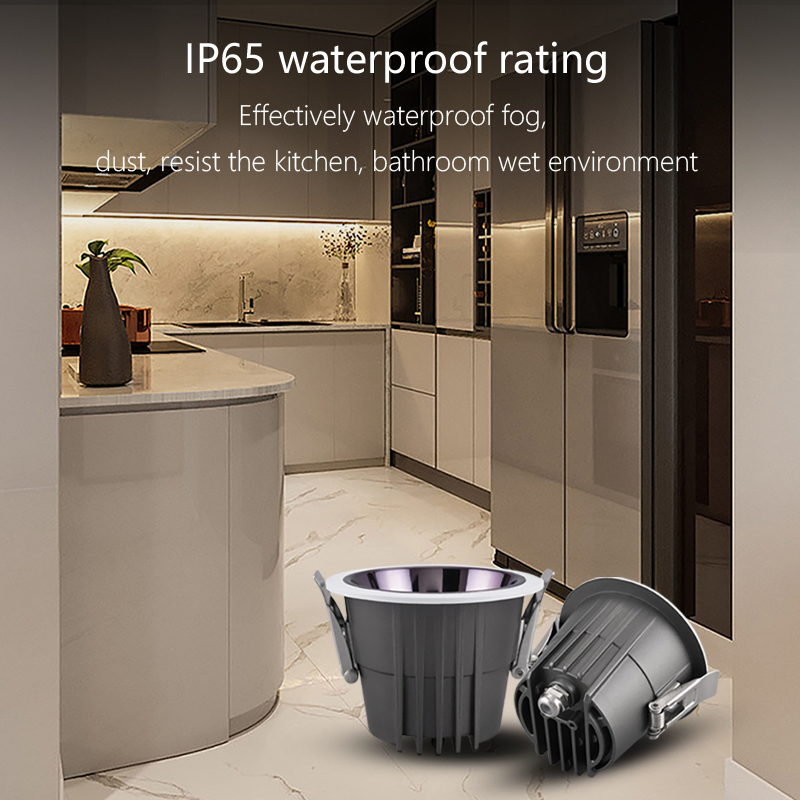 IP65 Waterproof LED Recessed Ceiling Downlight for Indoor Use