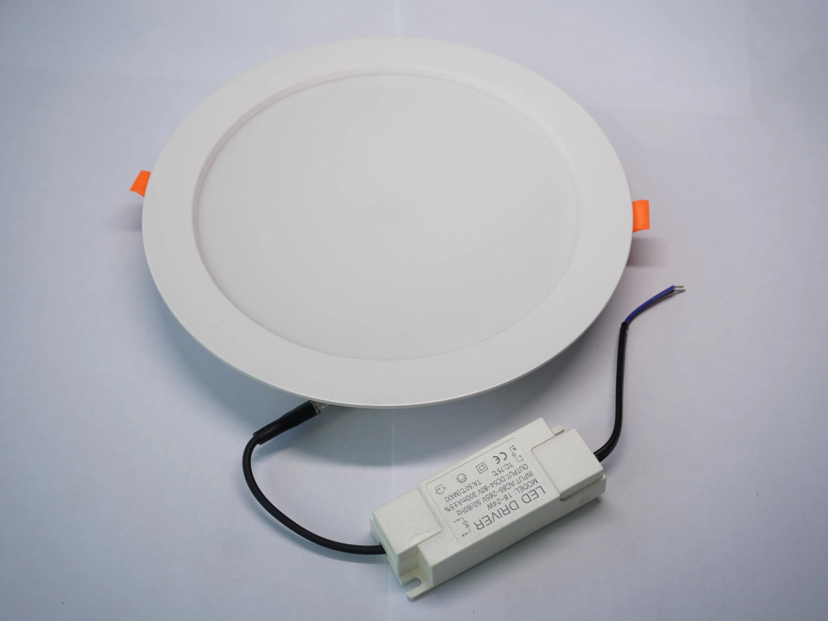 ODM OEM Ultra Thin LED Downlight AC85-265V 8 Inch 30W LED Round Ceiling Light Built-in 3000-3500-4000-6000K LED Down Light