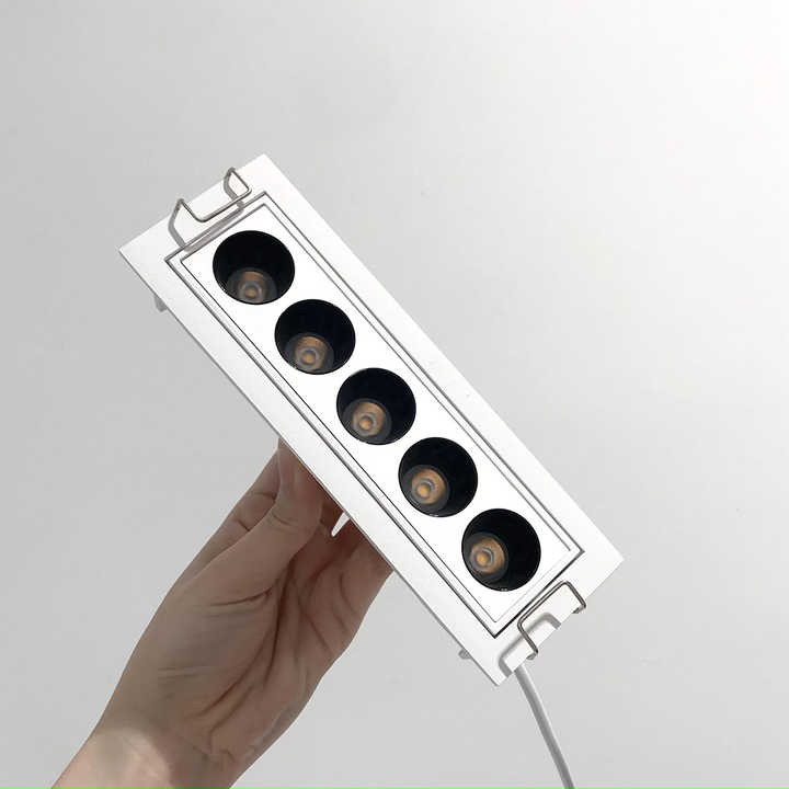 Factory Wholesale Good Price OEM/ODM High Quality Grille Light Deep Anti Glare Adjustable Angle Recessed LED Down Spot Lights