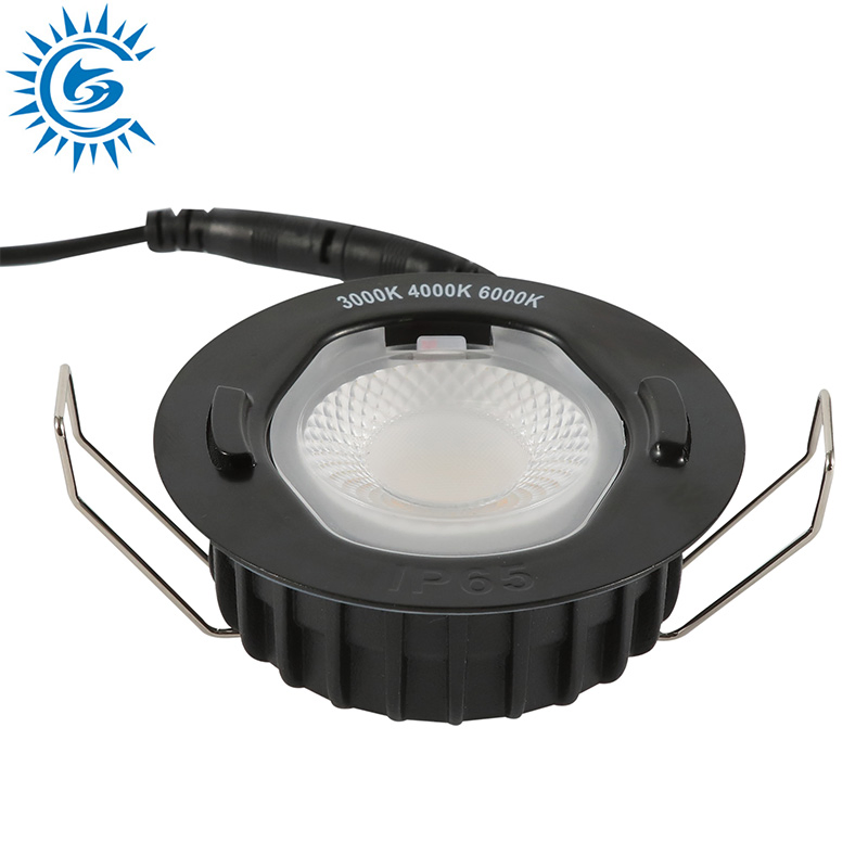 High Quality Indoor Spot Lamp Warm Light Energy Saving Round Recessed 5W 6W 7W 8W 10W 3CCT 3000K 4000K 6000K LED Fire Rated Downlight