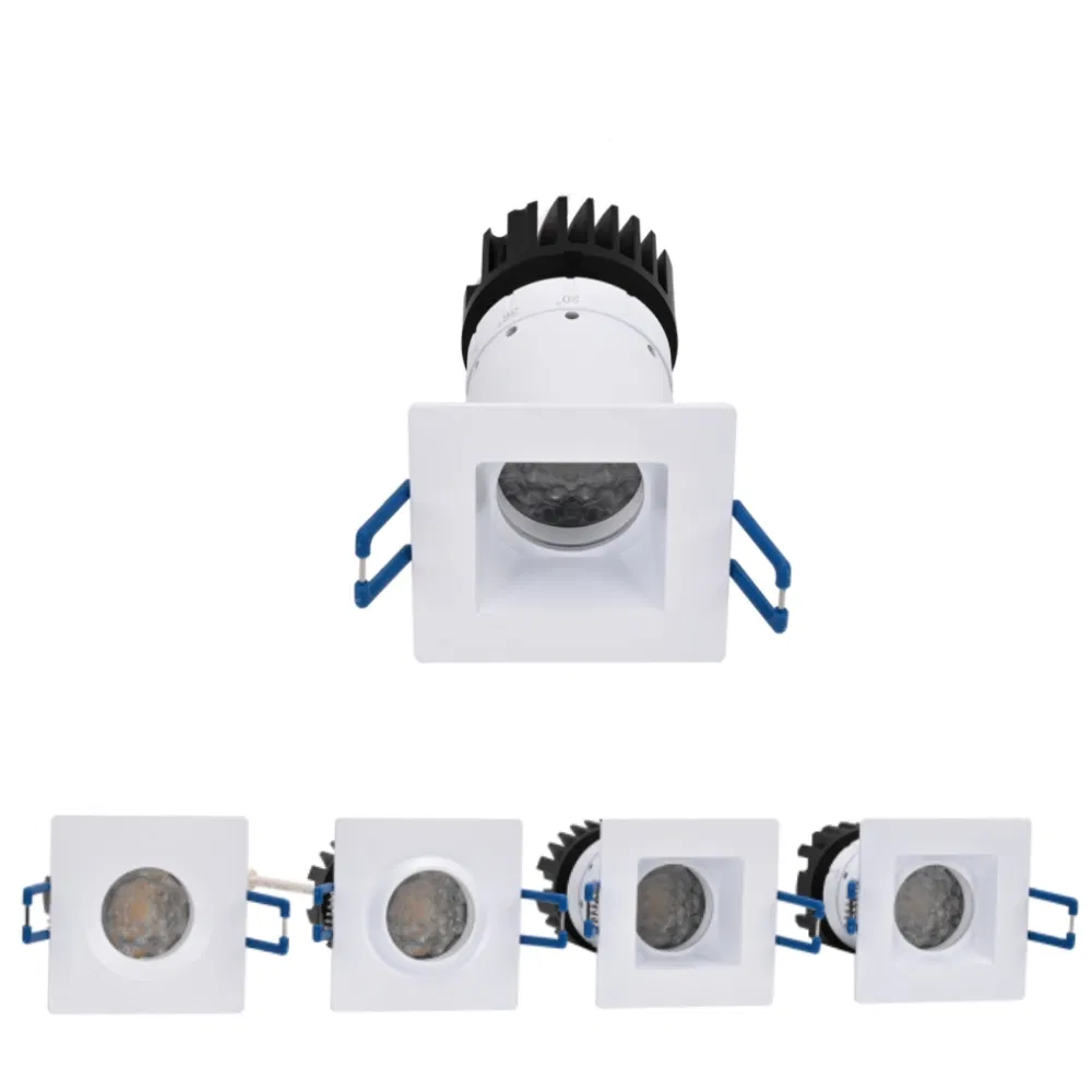 Indoor Commercial Residential Lighting Semi- Surface Mounted Recessed LED Downlight