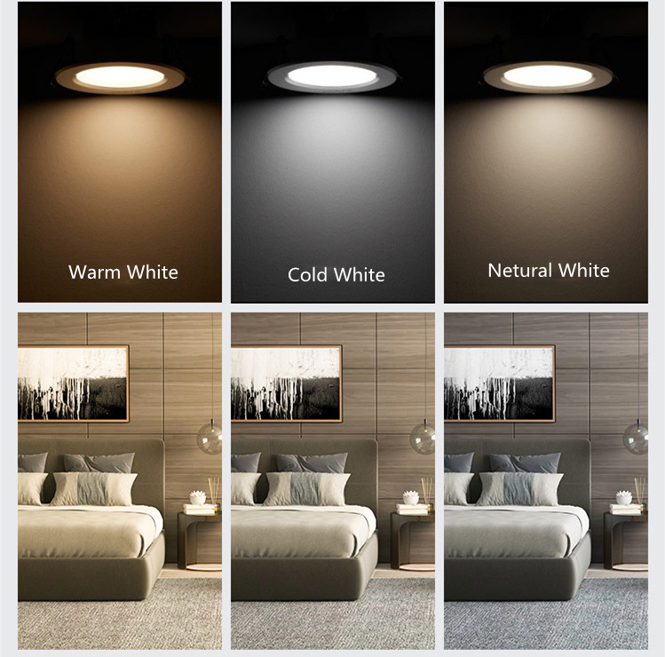 Waterproof IP54 LED Downlight 3 CCT Adjustable 5W 7W with Dial Switch