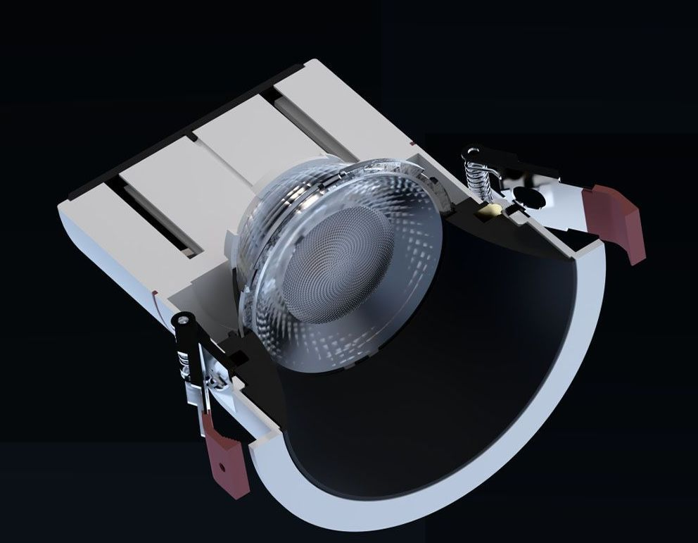 Residential Use Eye Protection Heat Dissipation Aluminum LED Down Light