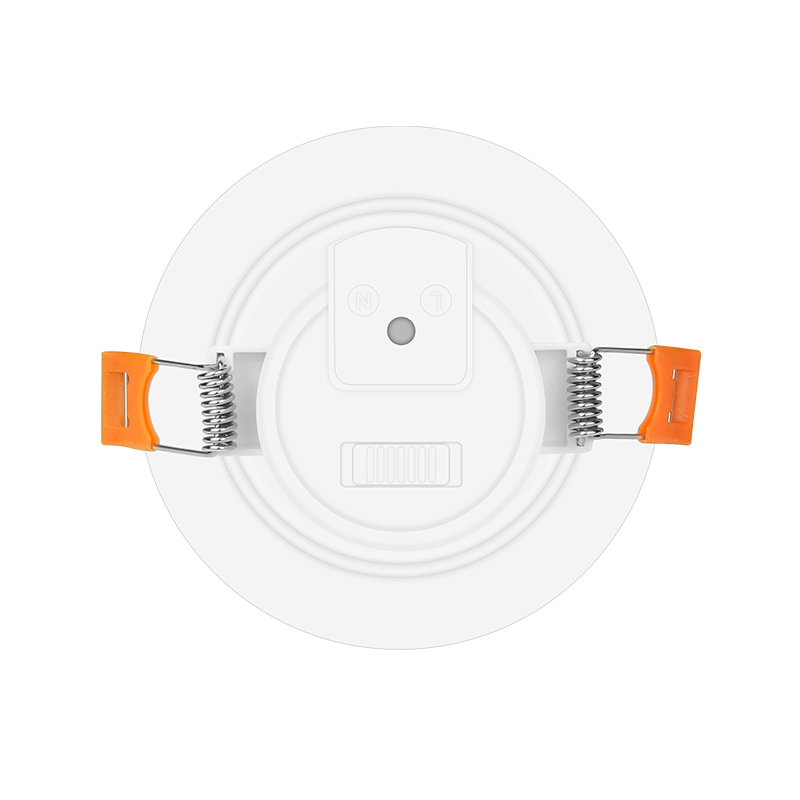 IP54 Recessed Dimmable LED Ceiling Light Downlights 5W/400lm/7W/560lm/White/Black PA Body/PC Cover/ABS Ring