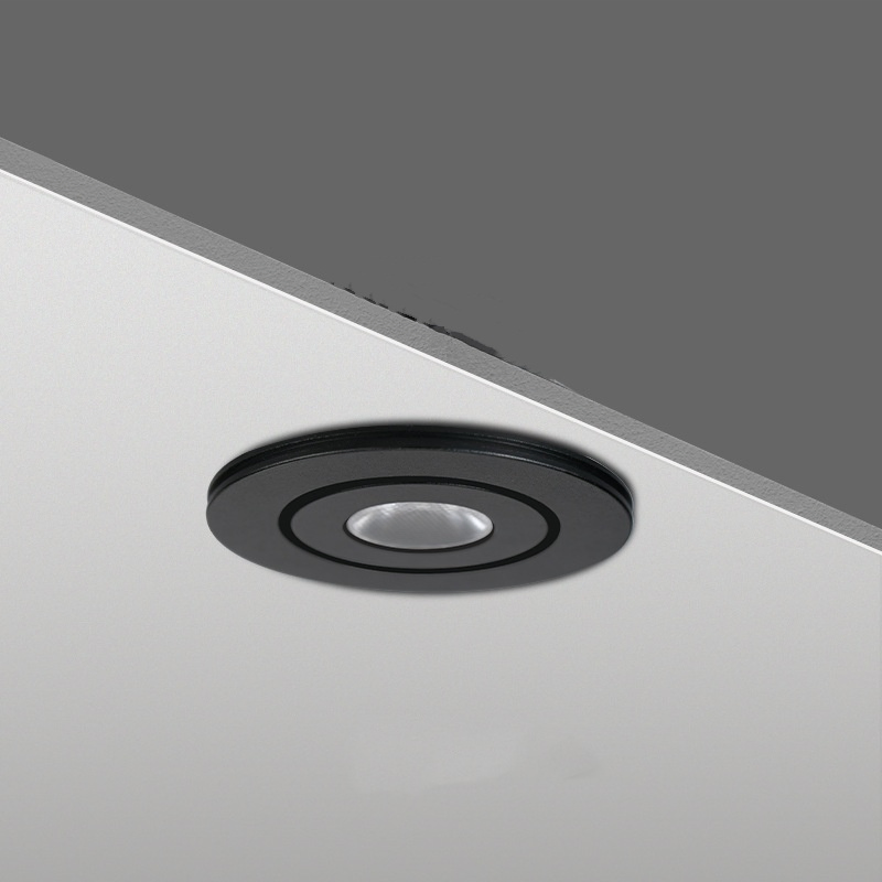 Recessed Mini LED Downlights Dimmable Ceiling Spotlights Slim Round Panel Light for Interior Home Cabinet 12V 24V