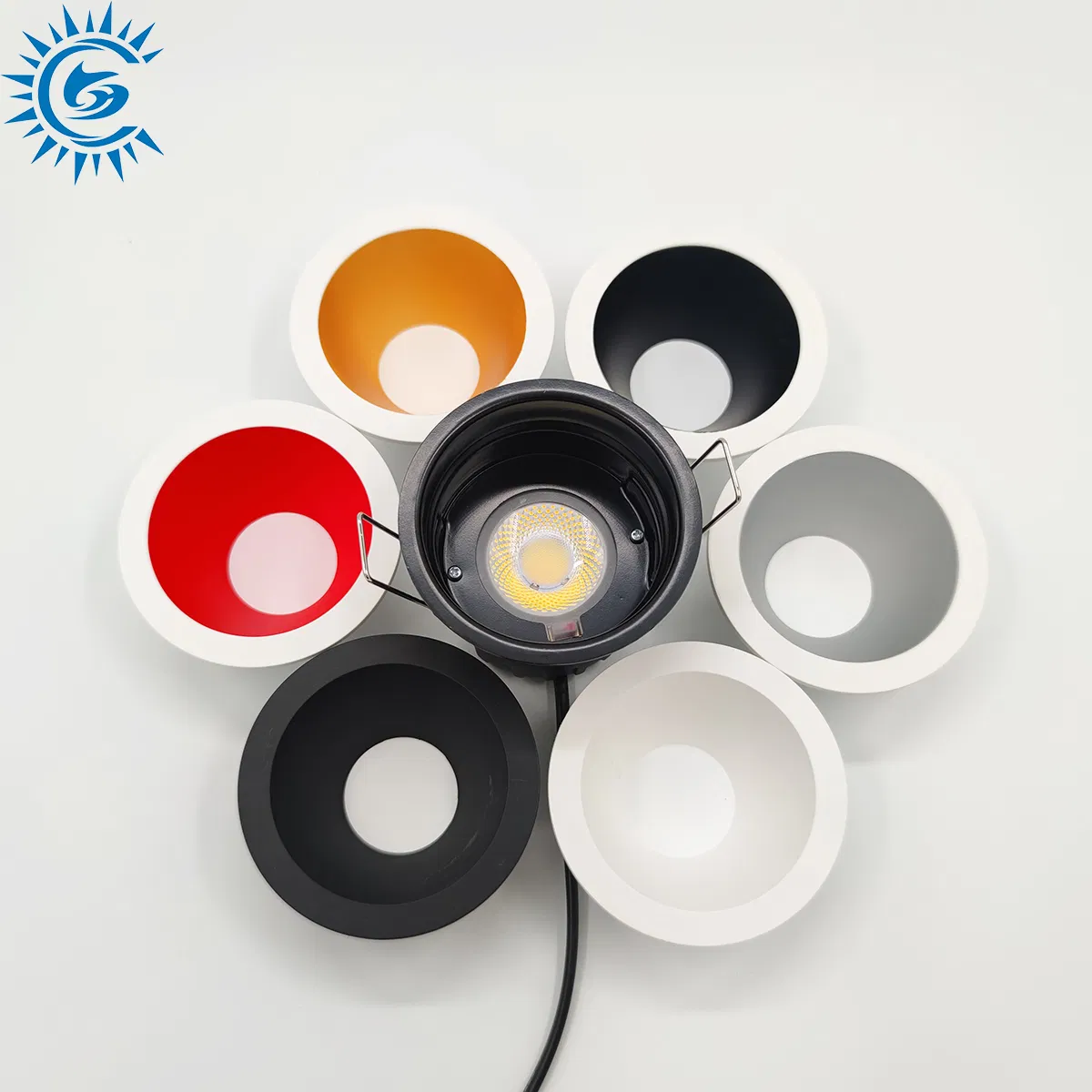 Fire Rared 5W 6W 7W 8W 10W 3CCT IP65 Dimmable COB LED Ceiling Downlight