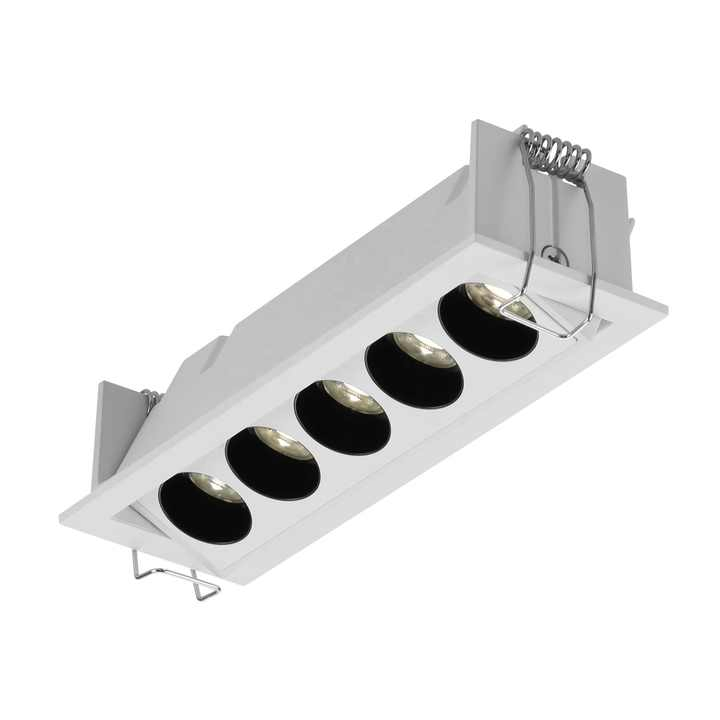 Factory Wholesale Good Price OEM/ODM High Quality Grille Light Deep Anti Glare Adjustable Angle Recessed LED Down Spot Lights