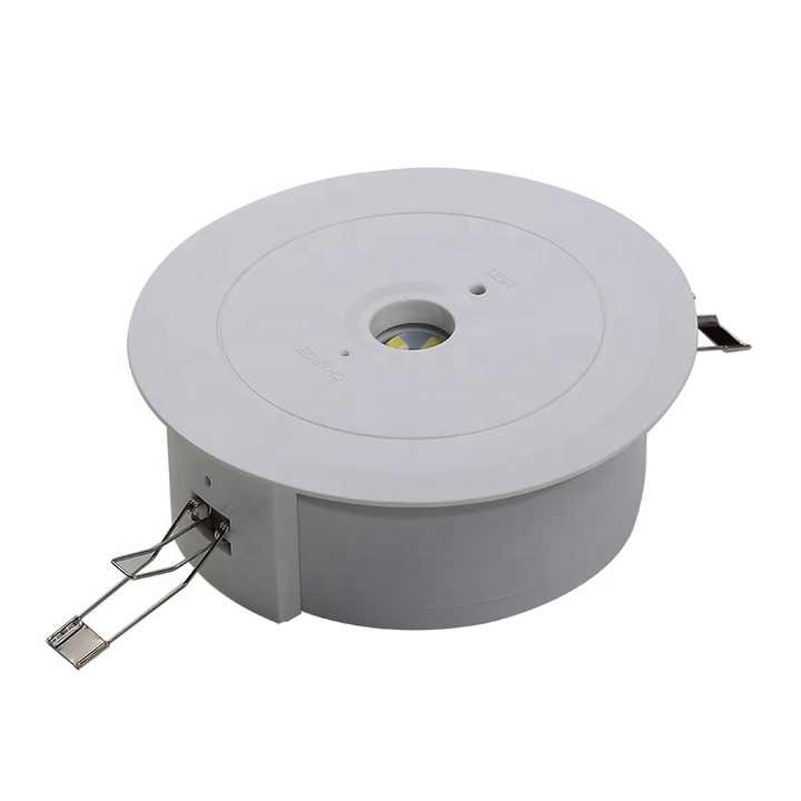 China Factory LED Emergency Light Recessed LED Emergency Downlight for Hotel Office