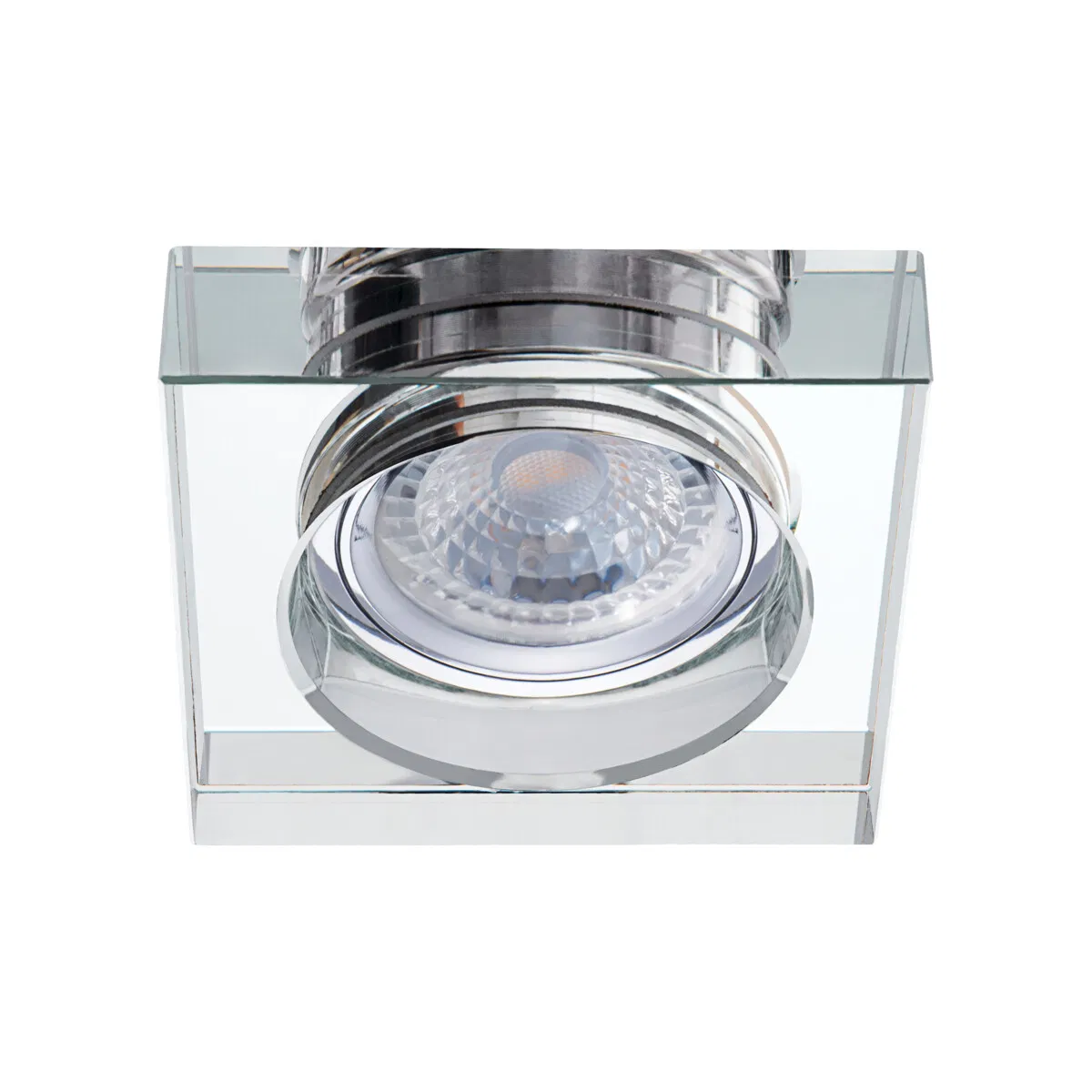 Anti-Glare with GU10 /MR16 Bulb Replacement Square or Round Replaceable LED Spot Down Light for Residential Commercial Retail Hospitality
