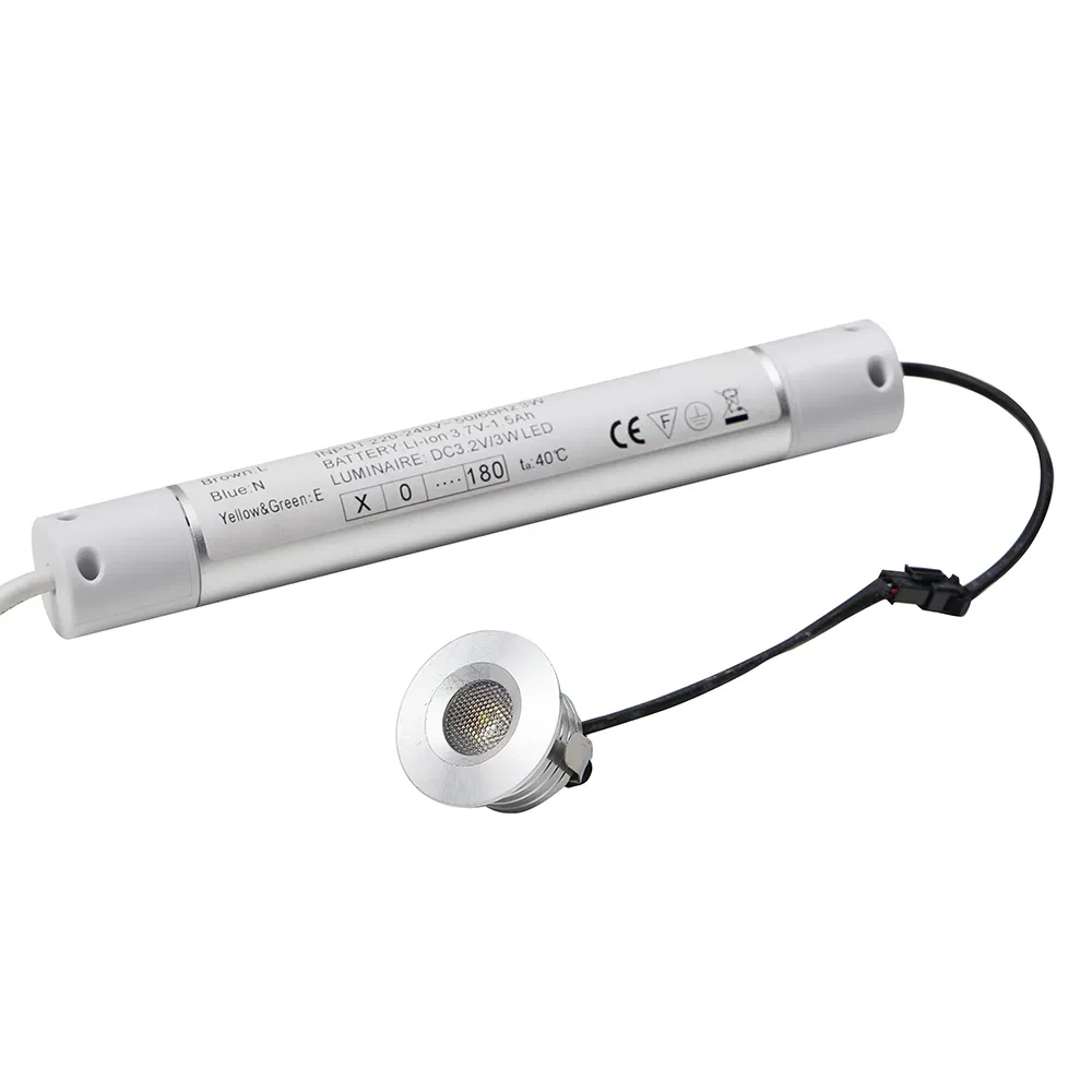 CE RoHS Industrial Recessed Mounted LED Emergency Down Light Rechargeable