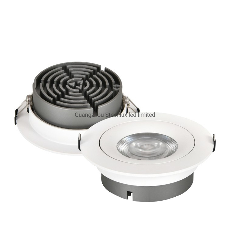 Dali LED Downlight Low Glare Ugr<19 Warm White 2700K 15 Degree 20W LED Downlight Recessed Dali LED Downlight with Lens