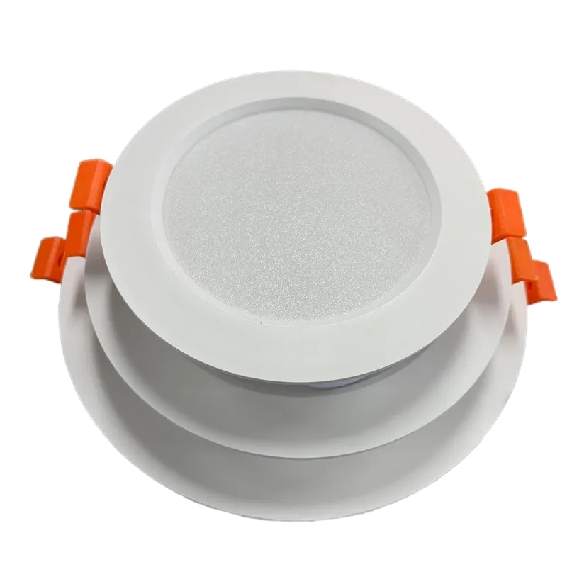 Commercial Small Indoor 12W Round Recessed LED Plastic Downlight
