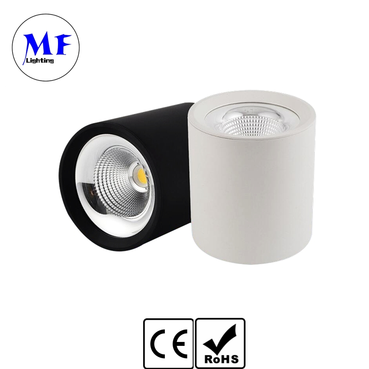 3 Years Warranty Anti-Glare Round Surface Mounted or Suspended Pendent LED Down Light for Clothing Shop Corridor Commercial Buildings
