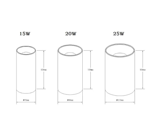 Surface Mounted LED Down Light 15W 20W 25W COB Modern Ceiling Downlight Lamp for Residential Commercial Lighting