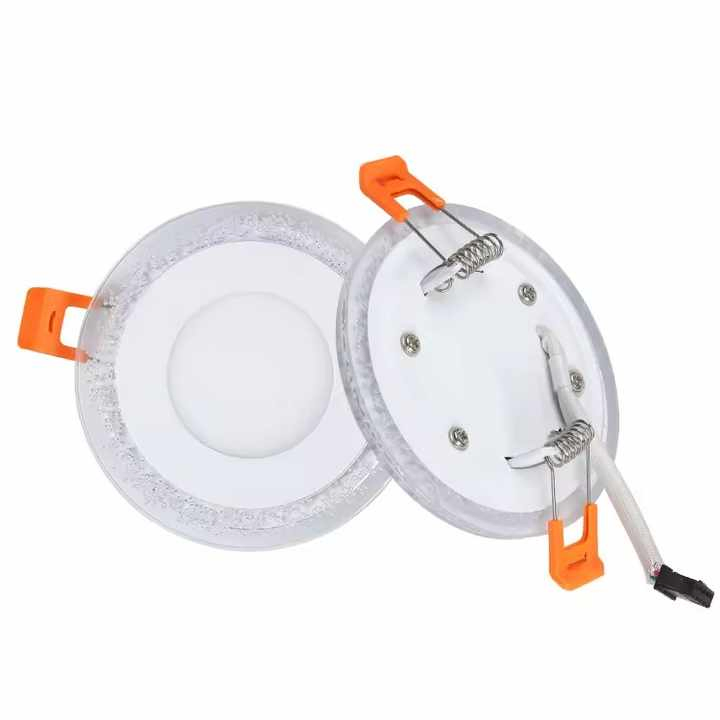 Recessed Ceiling Double Color LED Ceiling Light 6W 9W 16W 24W RGB Round Square Panel Spot Light Downlight