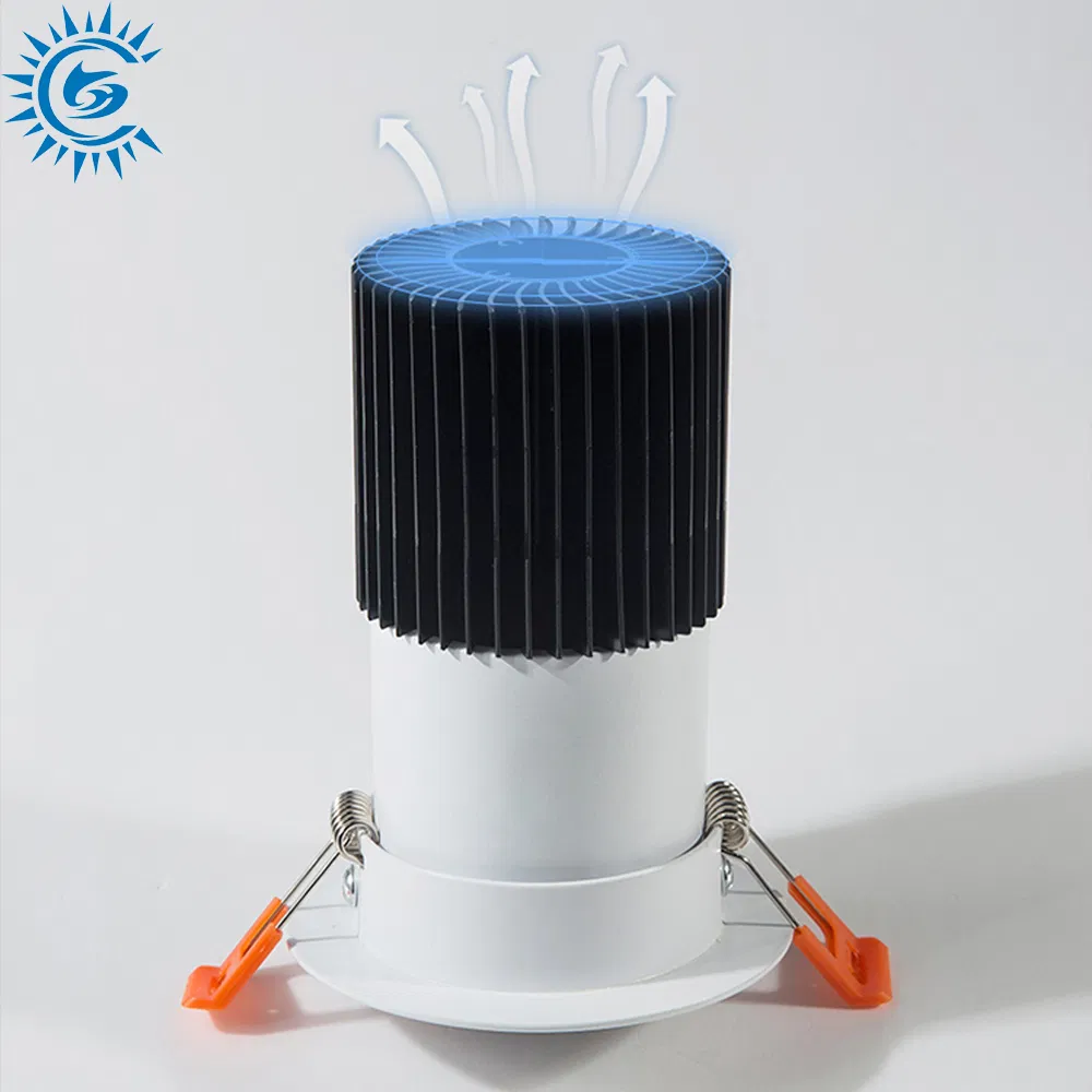 3W 5W 7W 10W 12W 15W Aluminum 3CCT 5CCT Indoor Outdoor LED Recessed 85mm Round Anti-Glare LED Spotlights Deep Cup Anti-Glare Slim Downlight ·