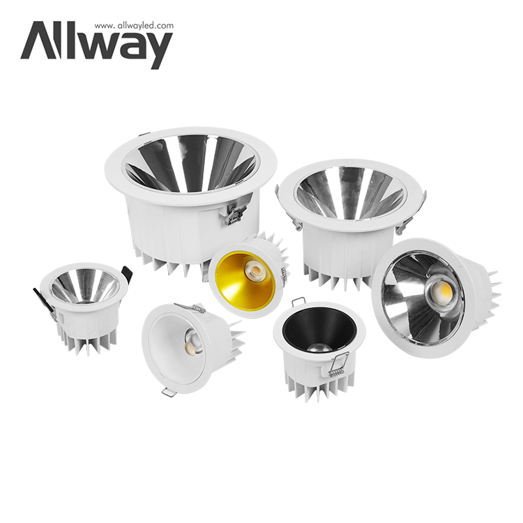 Premium IP54 Waterproof Aluminum LED COB Downlight for Indoor Use
