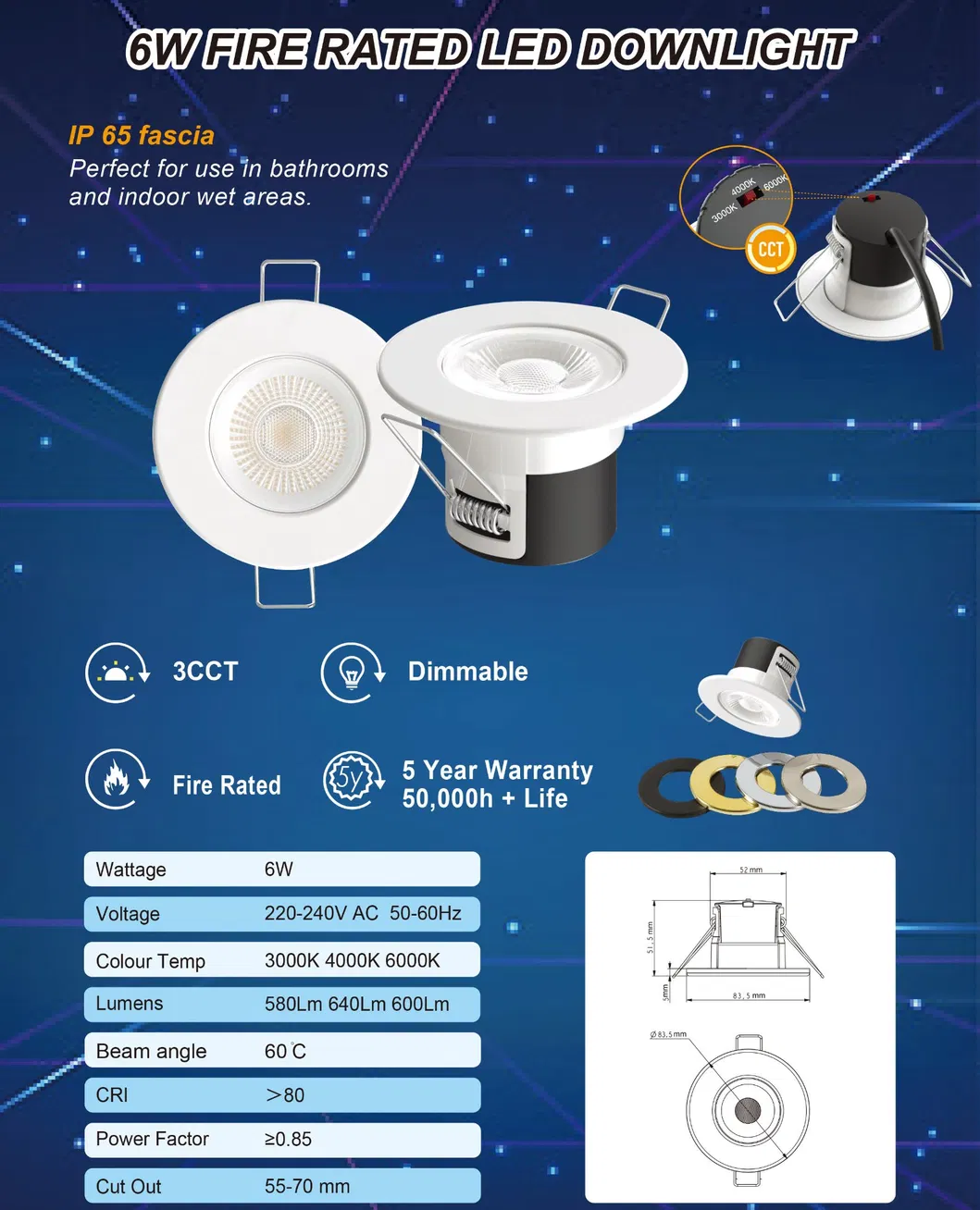 LED Downlight Features